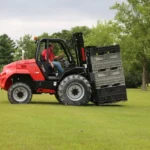Manitou M 30-4 AG Rough Terrain Forklift with Bin Clamp