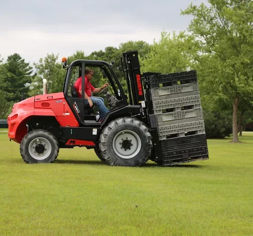 Manitou M 30-4 AG Rough Terrain Forklift with Bin Clamp