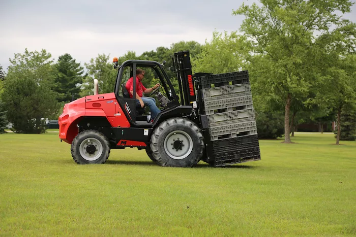 Manitou M 30-4 AG Rough Terrain Forklift with Bin Clamp