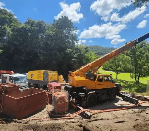 When Efficient Air Decides the Job: Sansui Kaihatsu’s Golf Course Well