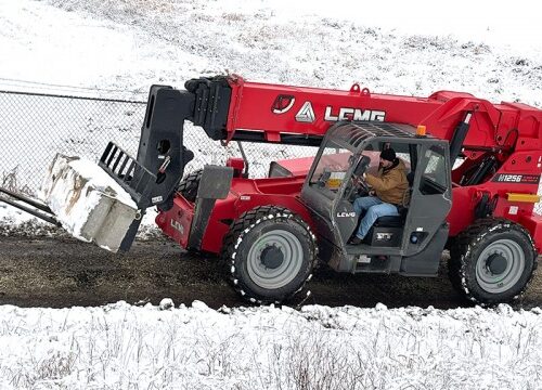 Three steering modes enhance manoeuvrability of LGMG’s new high-capacity telehandler
