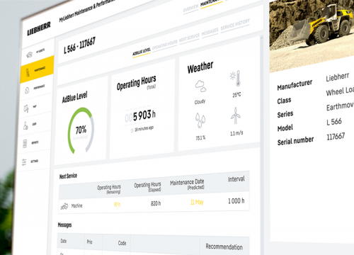 Liebherr updates digital services for earthmoving and material handling machines