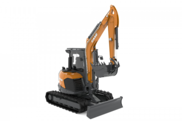 New CASE compact excavator combines heavy-lifting capability with smooth hydraulic precision