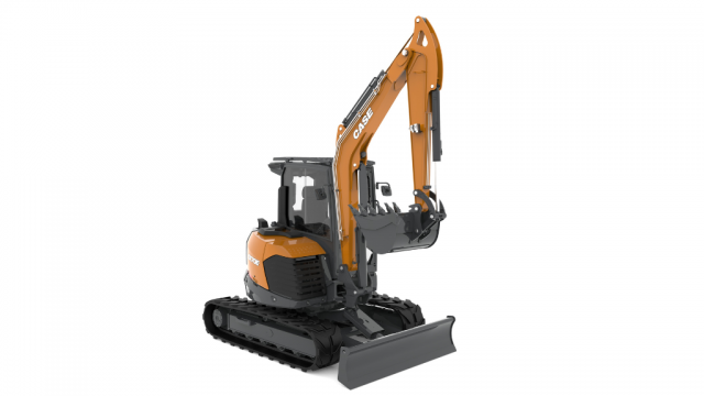 New CASE compact excavator combines heavy-lifting capability with smooth hydraulic precision