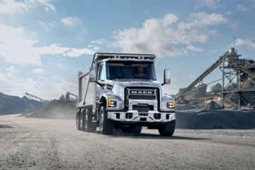 Mack’s ImpactShield reduces windshield damage on vocational trucks