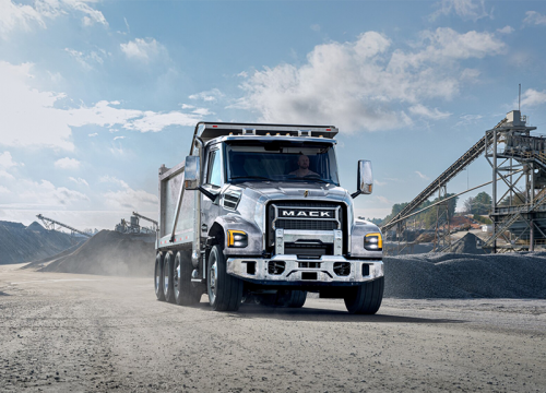 Mack’s ImpactShield reduces windshield damage on vocational trucks