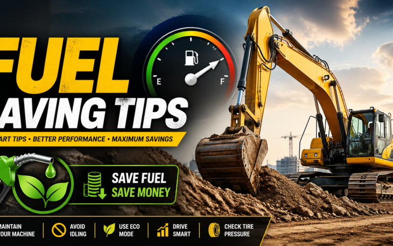 Smart Fuel Saving Tips for Mini Construction Equipment