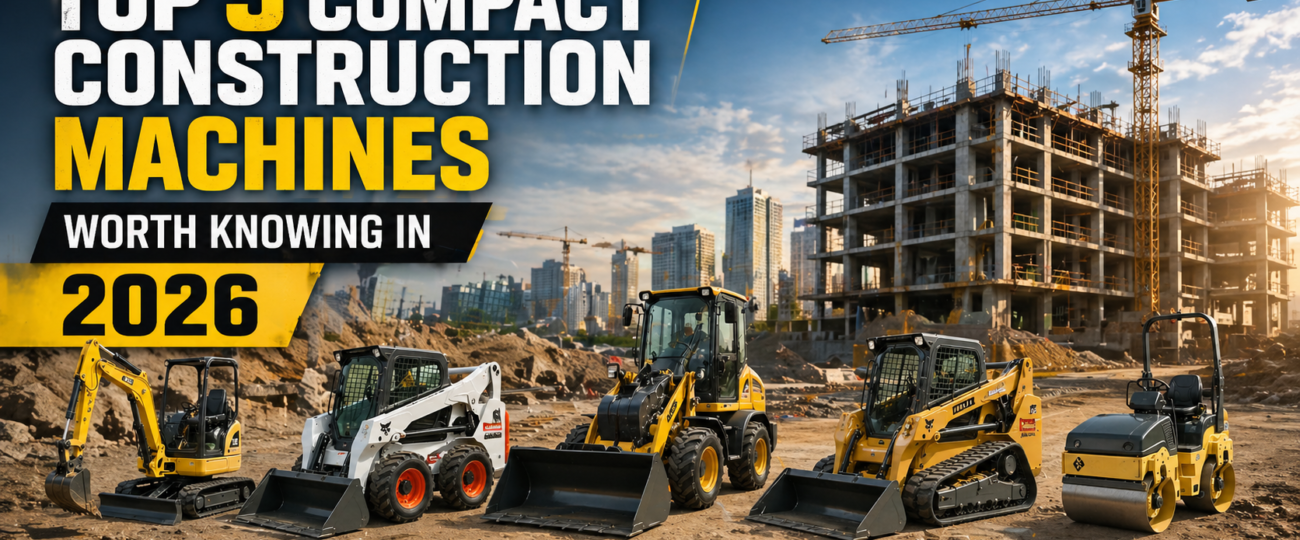 Top 5 Compact Construction Machines Worth Knowing in 2026