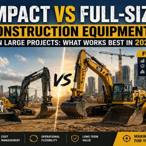 Compact vs Full-Size Construction Equipment on Large Projects: What Works Best in 2026