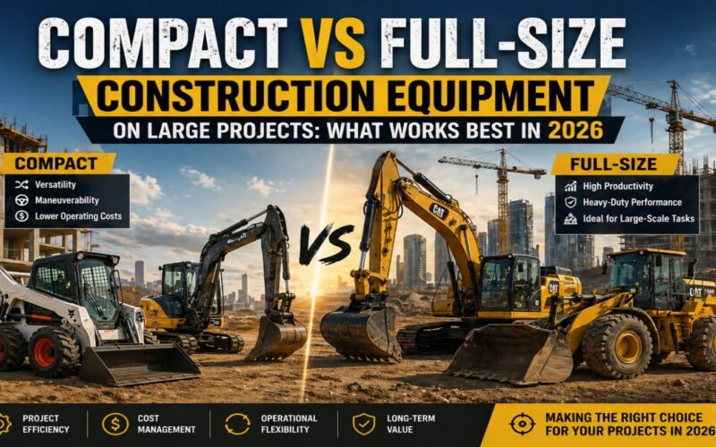 Compact vs Full-Size Construction Equipment on Large Projects: What Works Best in 2026