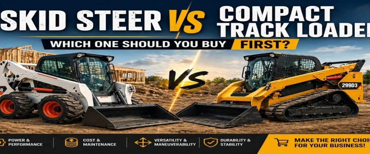 Skid Steer vs Compact Track Loader: Which One Should You Buy First?