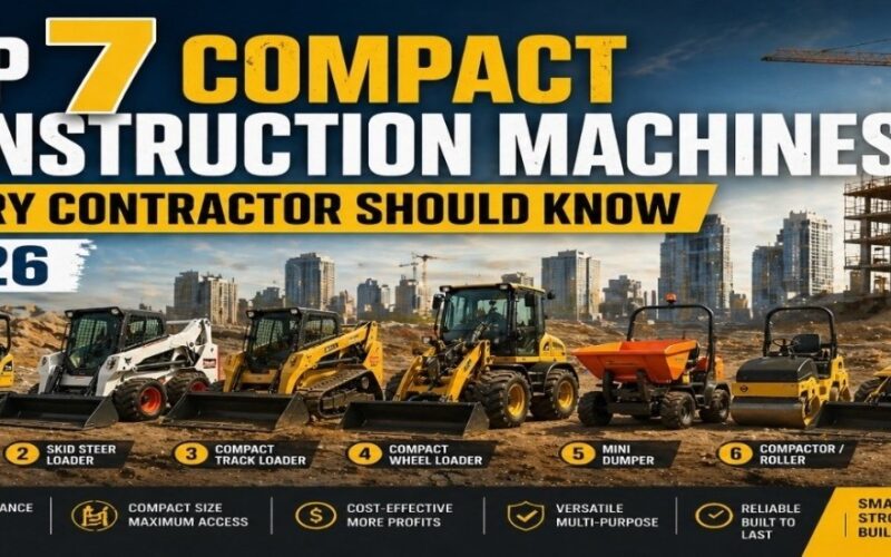 Top 7 Compact Construction Machines Every Contractor Should Know 2026