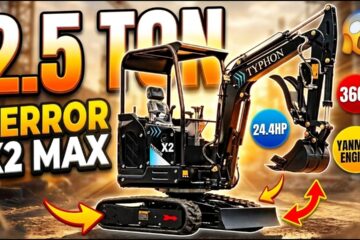 Typhon Terror X2 Max 2.5 Ton Excavator | 24.4HP Yanmar Engine Review | TYPHON Machinery