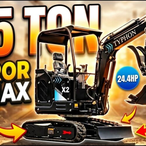 Typhon Terror X2 Max 2.5 Ton Excavator | 24.4HP Yanmar Engine Review | TYPHON Machinery