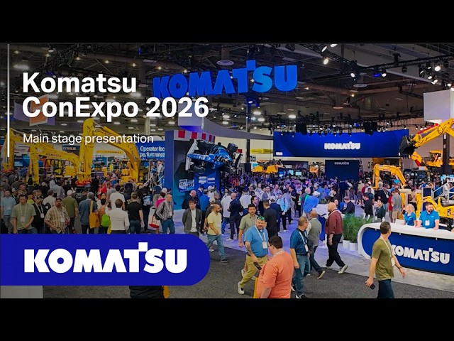 Komatsu CONEXPO 2026 – Main stage presentation