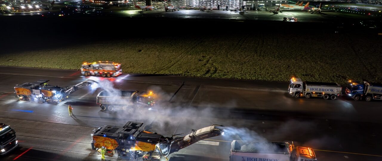 Holcim supplies aggregates for Luton airport