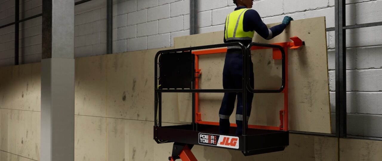 JLG adds board and pipe carrying accessory