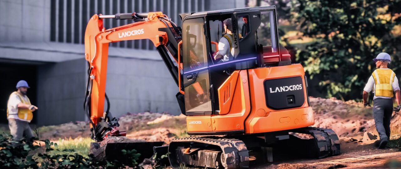 Hitachi shows concept mini excavator