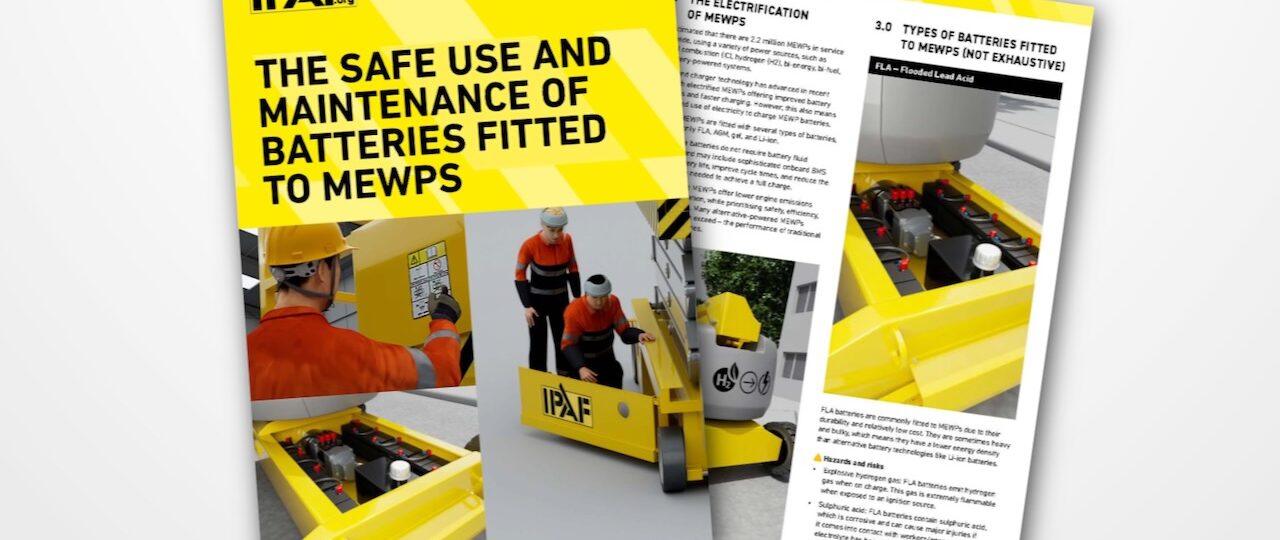 IPAF offers MEWP battery guidance