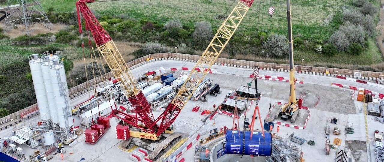 TBM starts on Thames power tunnel