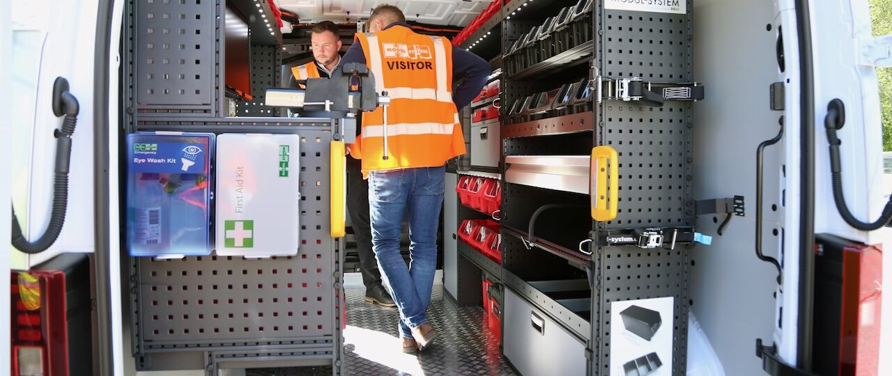 Modul-System UK van demo day for SGN