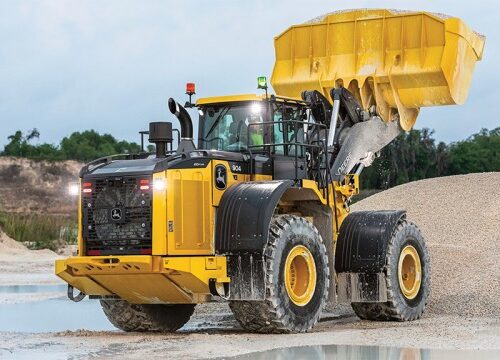 John Deere’s new X-Tier wheel loaders save fuel in high-demand production applications
