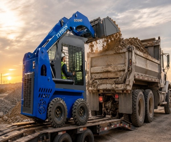 Typhon Stomp 509 Solo Operator Workflow: Trailer Ramp to Full Truck Load in Under 1 Hour