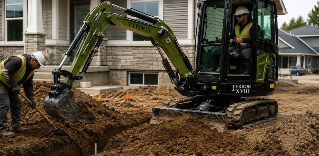 Why Compact Excavators Are Replacing Manual Labor on Residential Jobs