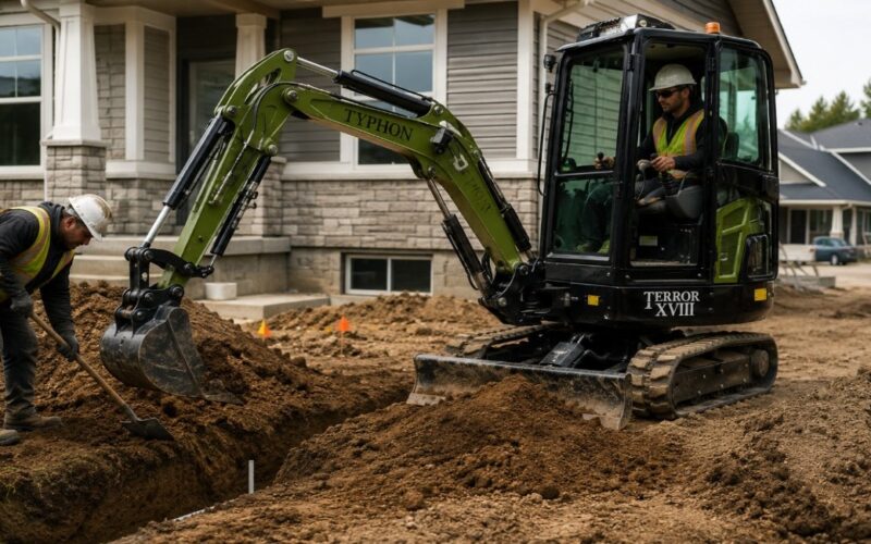 Why Compact Excavators Are Replacing Manual Labor on Residential Jobs