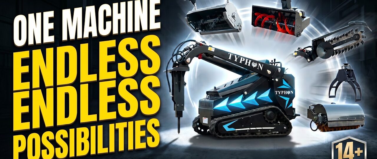 Why Rent 15 Machines When ONE Does It All? | TYPHON STOMP X1300 + 15 Attachments Review