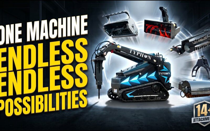 Why Rent 15 Machines When ONE Does It All? | TYPHON STOMP X1300 + 15 Attachments Review