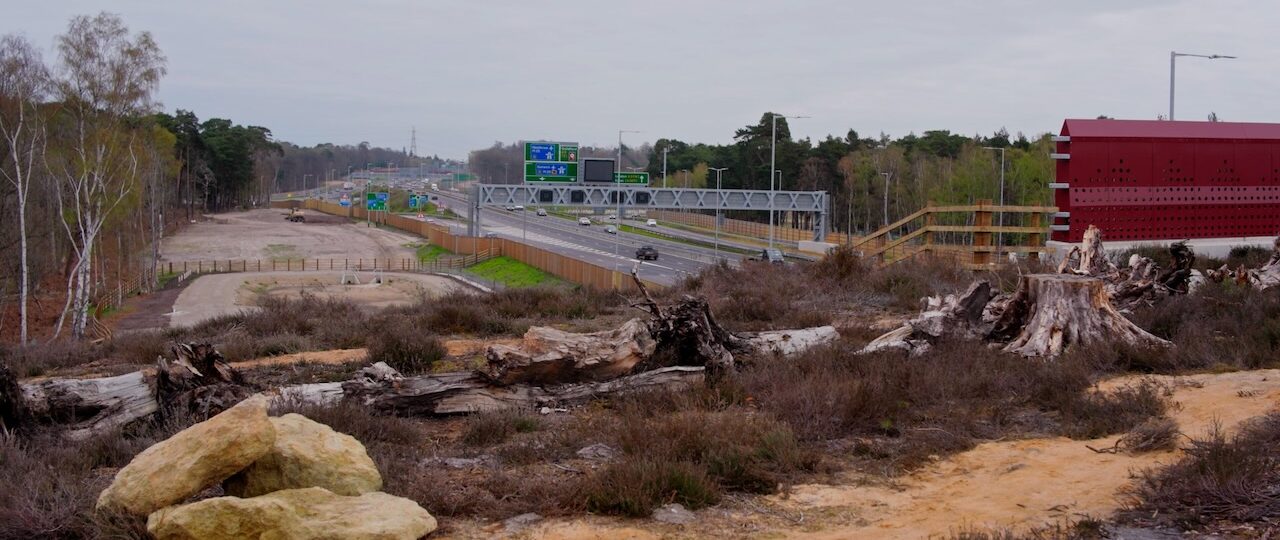 First heathland green bridge opens