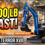 The Most Stylish Mini Excavator of 2026? TYPHON TERROR XVII | 3,800 lb D902 Kubota-Powered