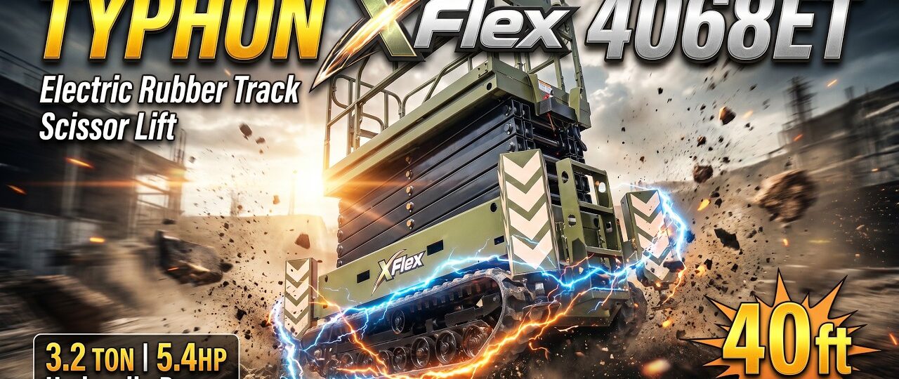 TYPHON XFlex -4068ET Proves Why Contractors Are Ditching Ladders | 45 FT Working Height, 5.4HP Pump