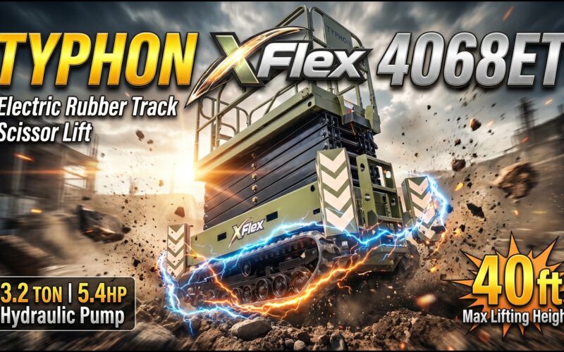 TYPHON XFlex -4068ET Proves Why Contractors Are Ditching Ladders | 45 FT Working Height, 5.4HP Pump