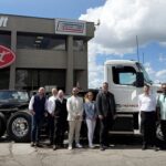 Brandt Peterbilt delivers first made-in-Canada 548 EV tractor