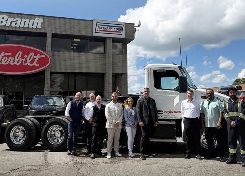 Brandt Peterbilt delivers first made-in-Canada 548 EV tractor