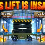 Walk-Behind Scissor Lift That Reaches 20 Feet | TYPHON xFlex 2037W Electric 1,102 lb Capacity