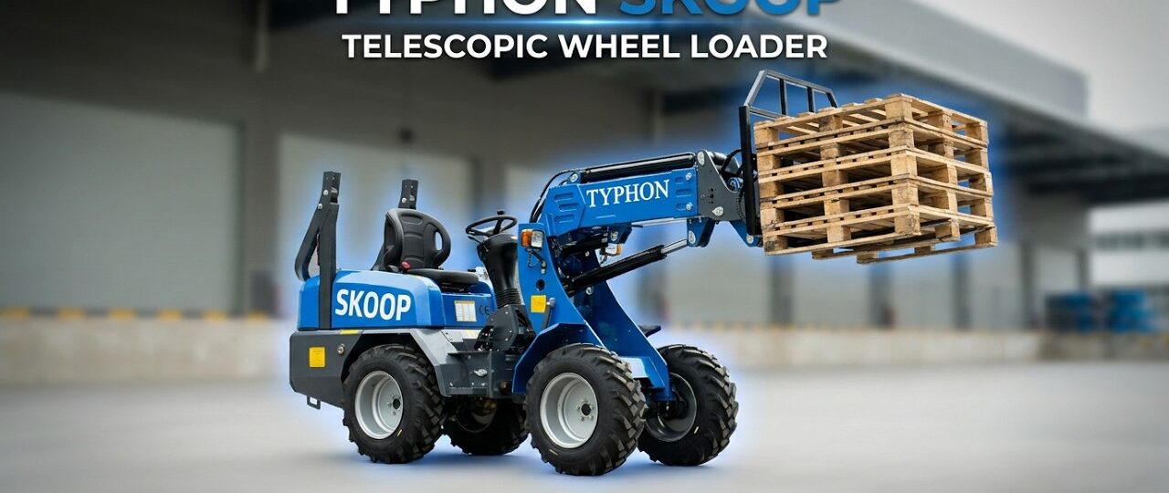 Is This the Best Compact Wheel Loader + Pallet Fork Combo? Typhon Skoop 25 HP Compact Wheel Loader