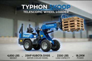 Is This the Best Compact Wheel Loader + Pallet Fork Combo? Typhon Skoop 25 HP Compact Wheel Loader