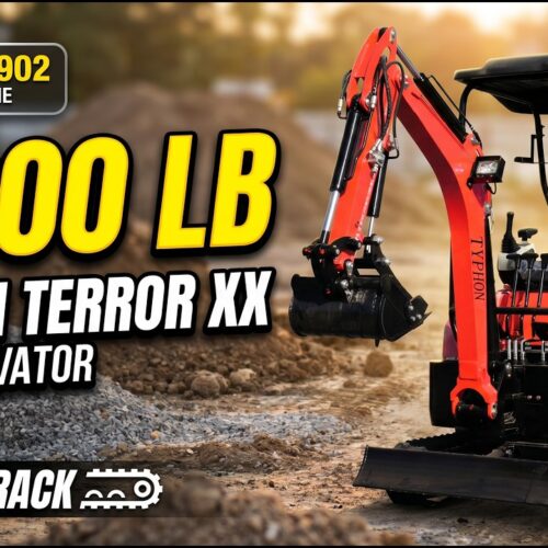 TYPHON TERROR XX Lux 4,000 lb Mini Excavator | Kubota D902 | Full Specs, Features | TYPHON MACHINERY