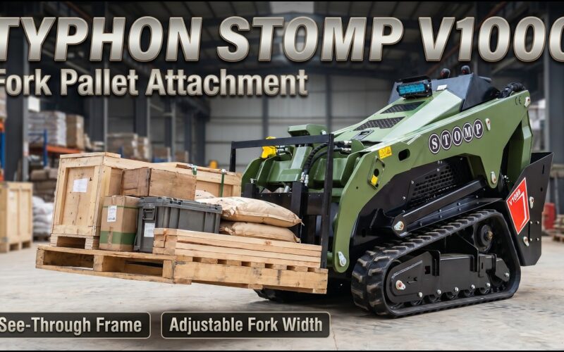 Heavy Lifting Made Easy! TYPHON STOMP V1000 with Adjustable Pallet Fork | TYPHON STOMP V1000 Review