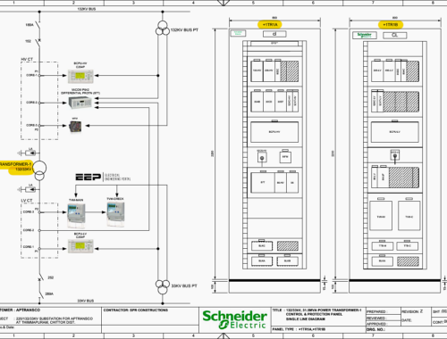 132/33kV, 31.5MVA Transformer Protection Schematics (PDF)