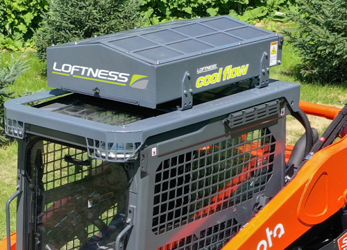 The Cool Flow hydraulic cooler from Loftness is now compatible with Kubota’s new CTL