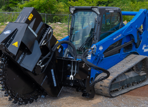 Perform uniform cuts with Blue Diamond’s new skid-steer-mounted road saws