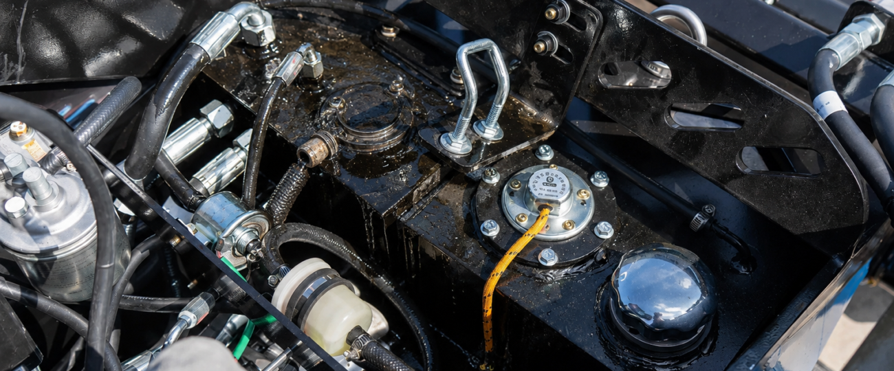 Hydraulic oil turns milky? 1 test finds the water entry point in 5 minutes