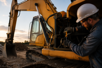 Excavator idle speed too high? Turn 1 screw to save $500 monthly