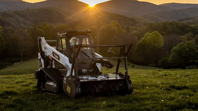 Bobcat’s largest CTL is now available with a factory-equipped Land Management Package