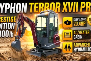 TYPHON TERROR XVII PRO Prestige Edition | 4,000 lb, Kubota D902 Engine + A/C Cab, Dual Aux Hydraulic