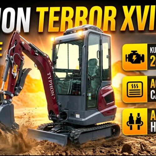TYPHON TERROR XVII PRO Prestige Edition | 4,000 lb, Kubota D902 Engine + A/C Cab, Dual Aux Hydraulic